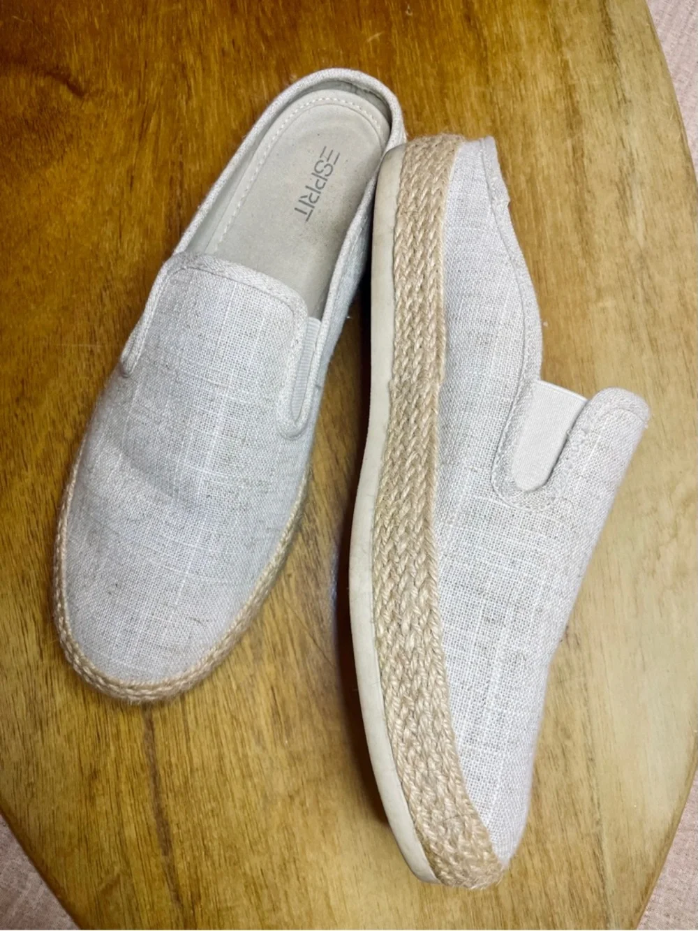 Esprit  Linen Espadrille Slip-On Sneakers size 10‎